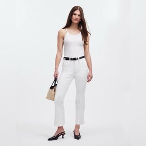 Madewell White Ankle & Cropped Jeans